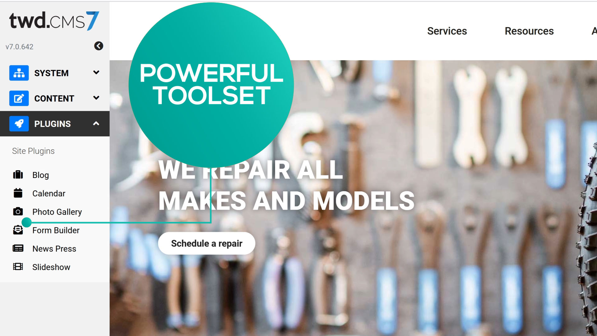 Toolsite Screenshot